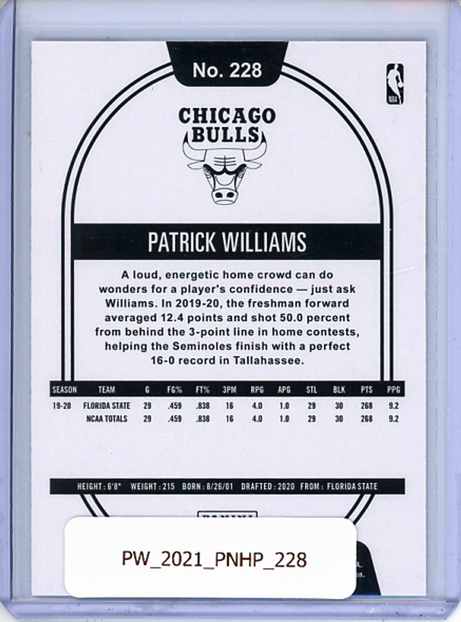 Patrick Williams 2020-21 Hoops #228