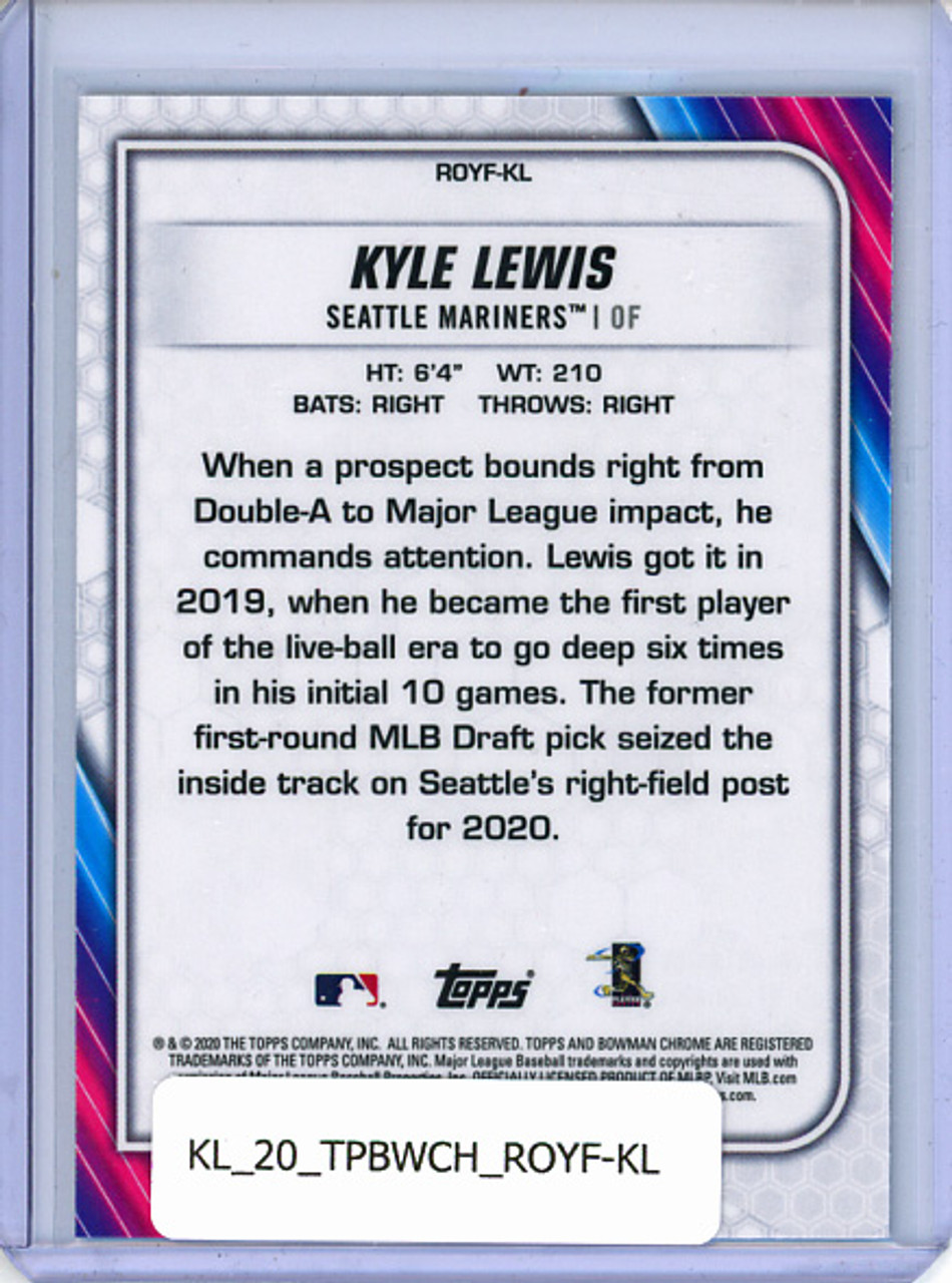 Kyle Lewis 2020 Bowman Chrome, Rookie of the Year Favorites #ROYF-KL
