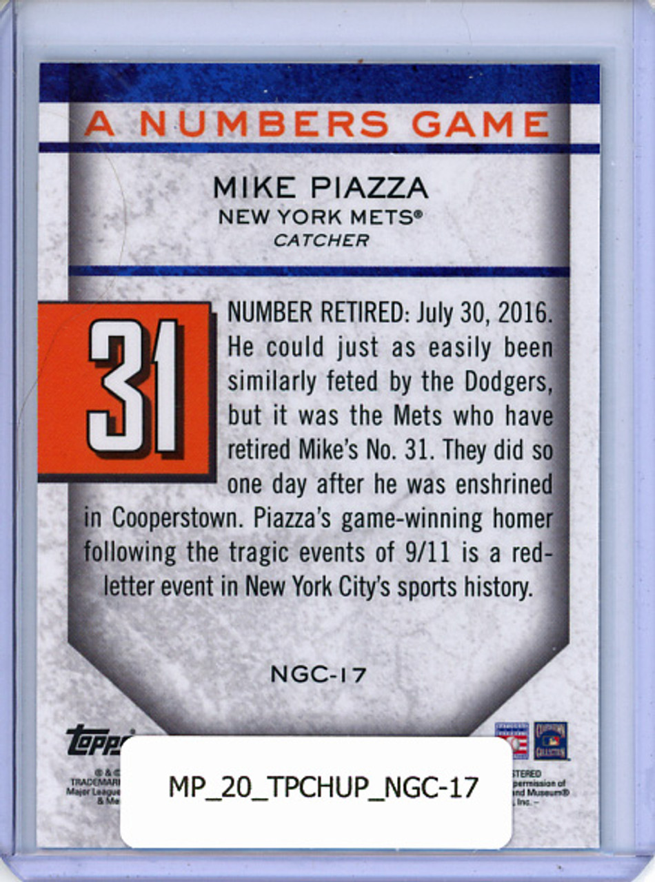 Mike Piazza 2020 Topps Chrome Update, A Numbers Game #NGC-17