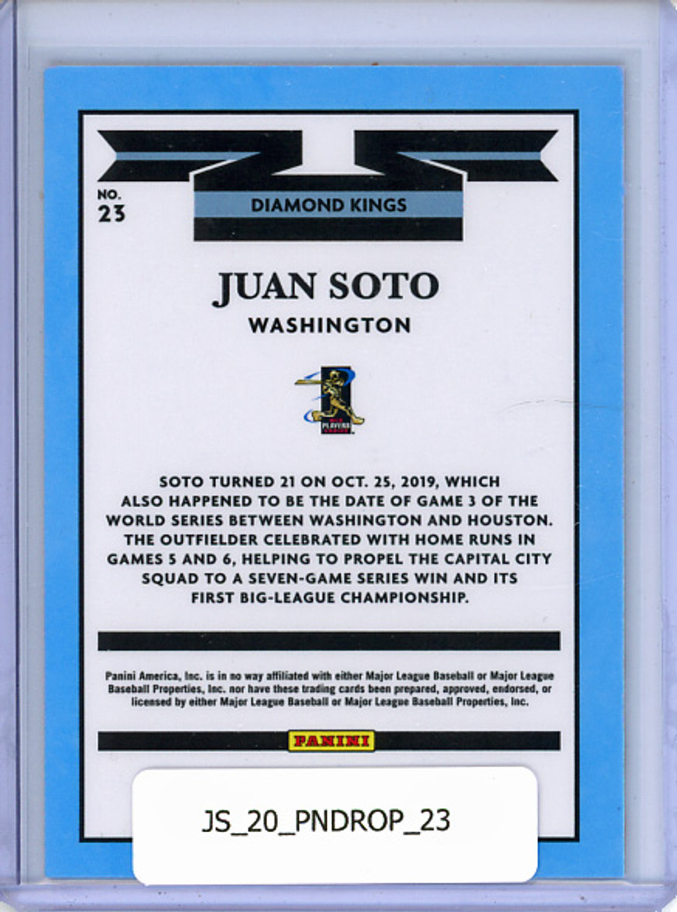 Juan Soto 2020 Donruss Optic #23 Diamond Kings