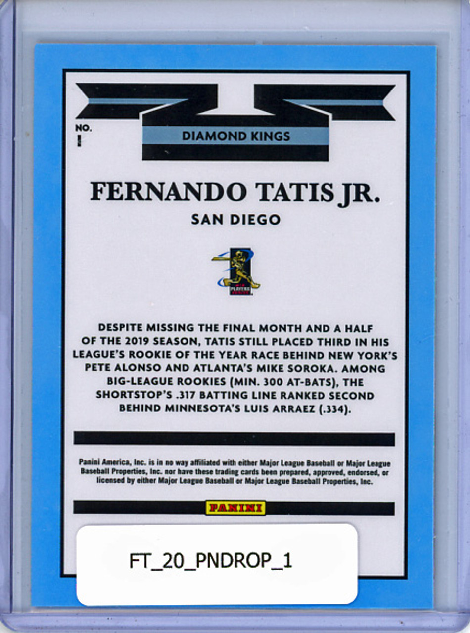 Fernando Tatis Jr. 2020 Donruss Optic #1 Diamond Kings