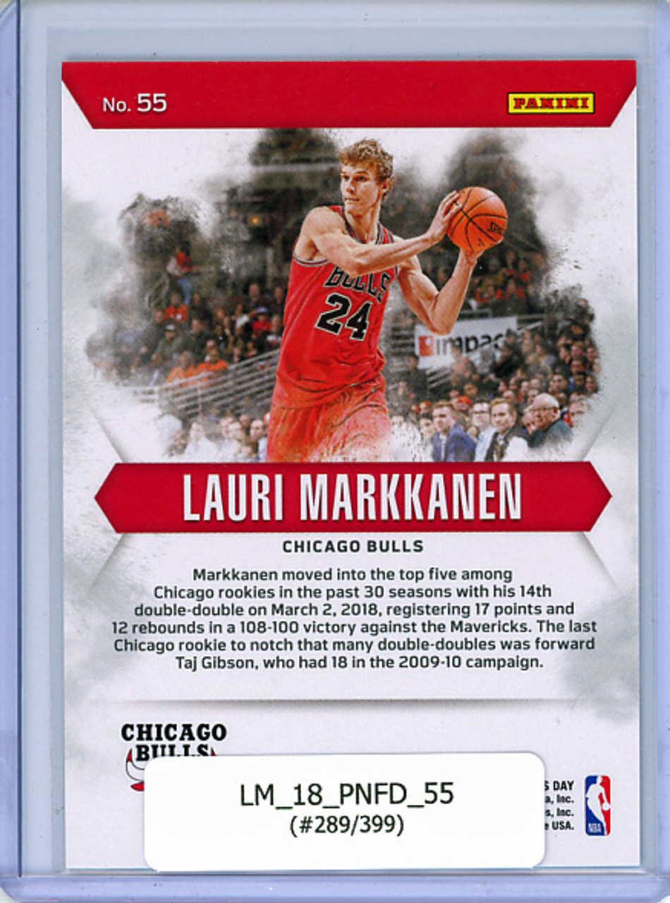 Lauri Markkanen 2018 Panini Father's Day #55 (#289/399)