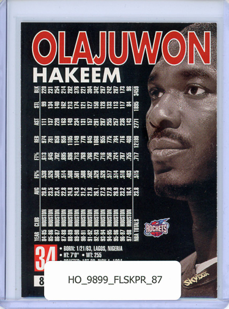 Hakeem Olajuwon 1998-99 Skybox Premium #87