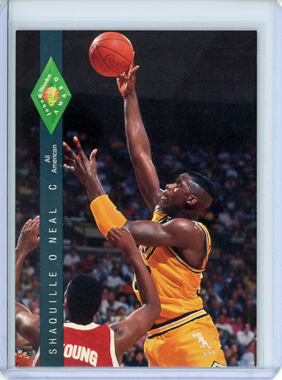 Shaquille O'Neal 1992 Classic Four Sport #318 John R. Wooden Award