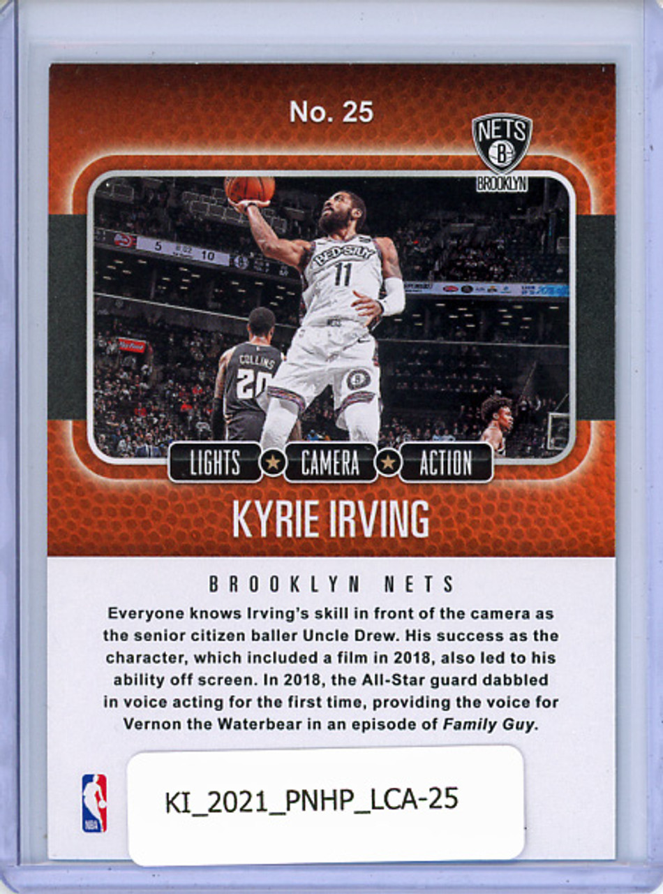Kyrie Irving 2020-21 Hoops, Lights Camera Action #25