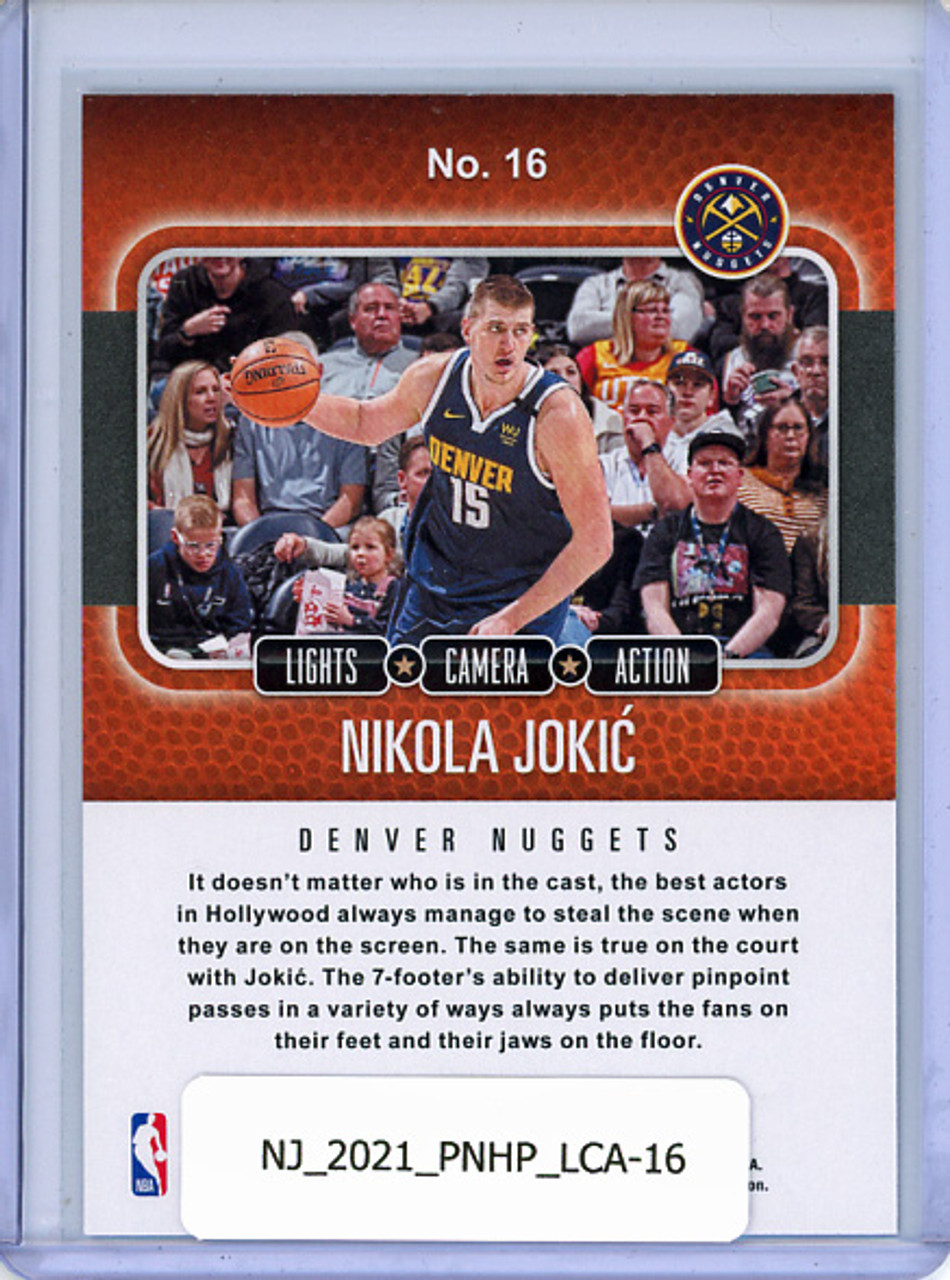 Nikola Jokic 2020-21 Hoops, Lights Camera Action #16