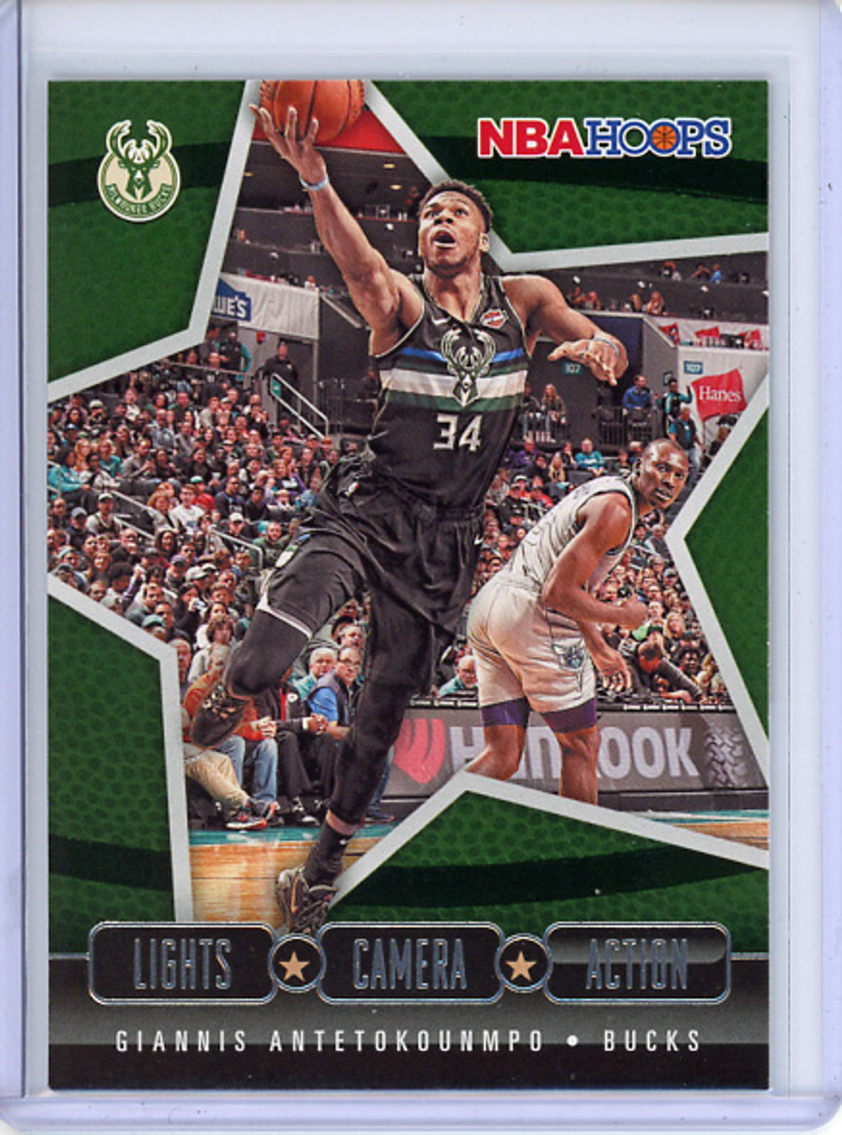 Giannis Antetokounmpo 2020-21 Hoops, Lights Camera Action #23