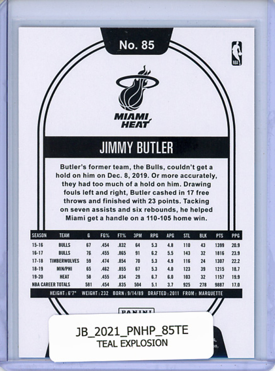 Jimmy Butler 2020-21 Hoops #85 Teal Explosion