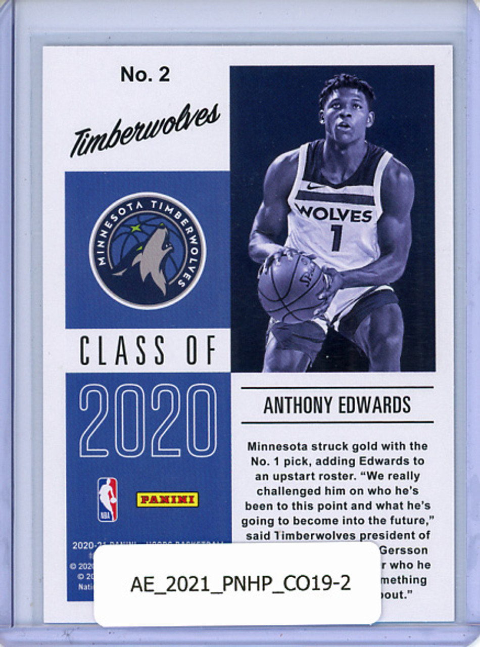 Anthony Edwards 2020-21 Hoops, Class of 2020 #2