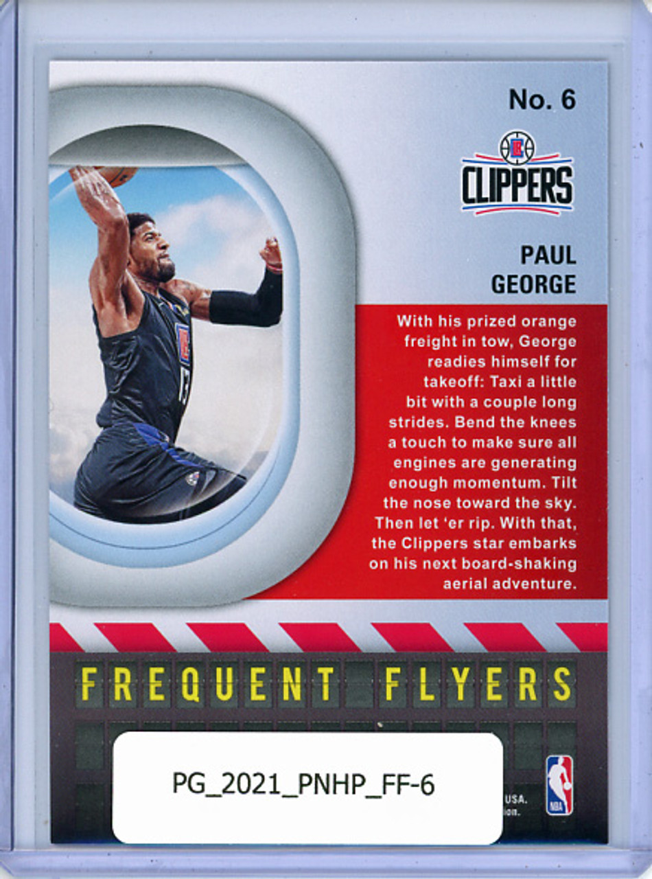 Paul George 2020-21 Hoops, Frequent Flyers #6