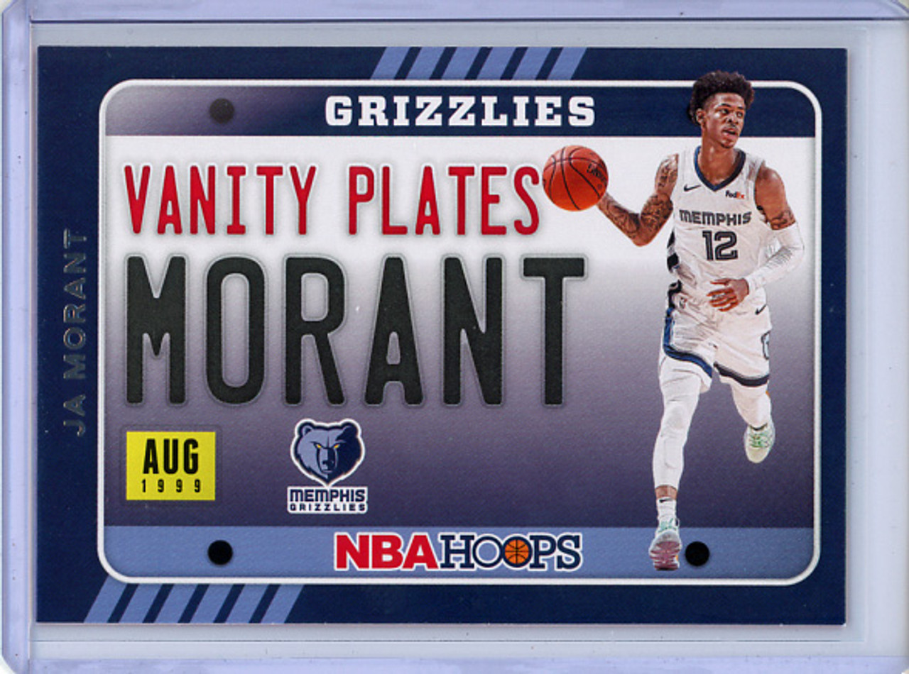 Ja Morant 2020-21 Hoops, Vanity Plates #2