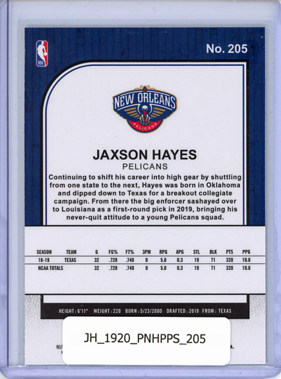 Jaxson Hayes 2019-20 Hoops Premium Stock #205
