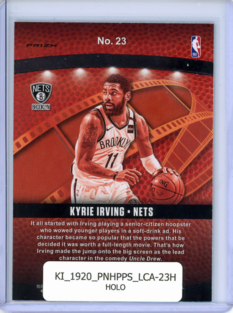 Kyrie Irving 2019-20 Hoops Premium Stock, Lights Camera Action #23 Holo