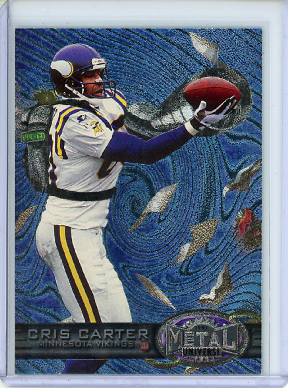 Cris Carter 1997 Metal Universe #143