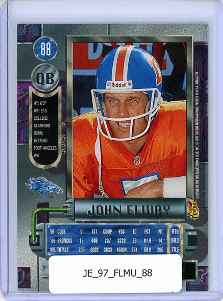 John Elway 1997 Metal Universe #88