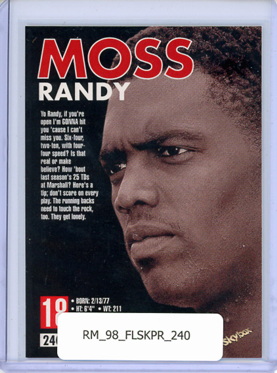 Randy Moss 1998 Skybox Premium #240 (1)