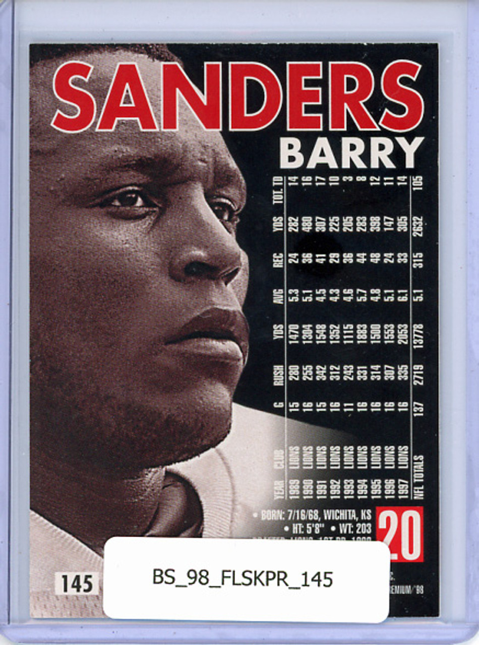 Barry Sanders 1998 Skybox Premium #145
