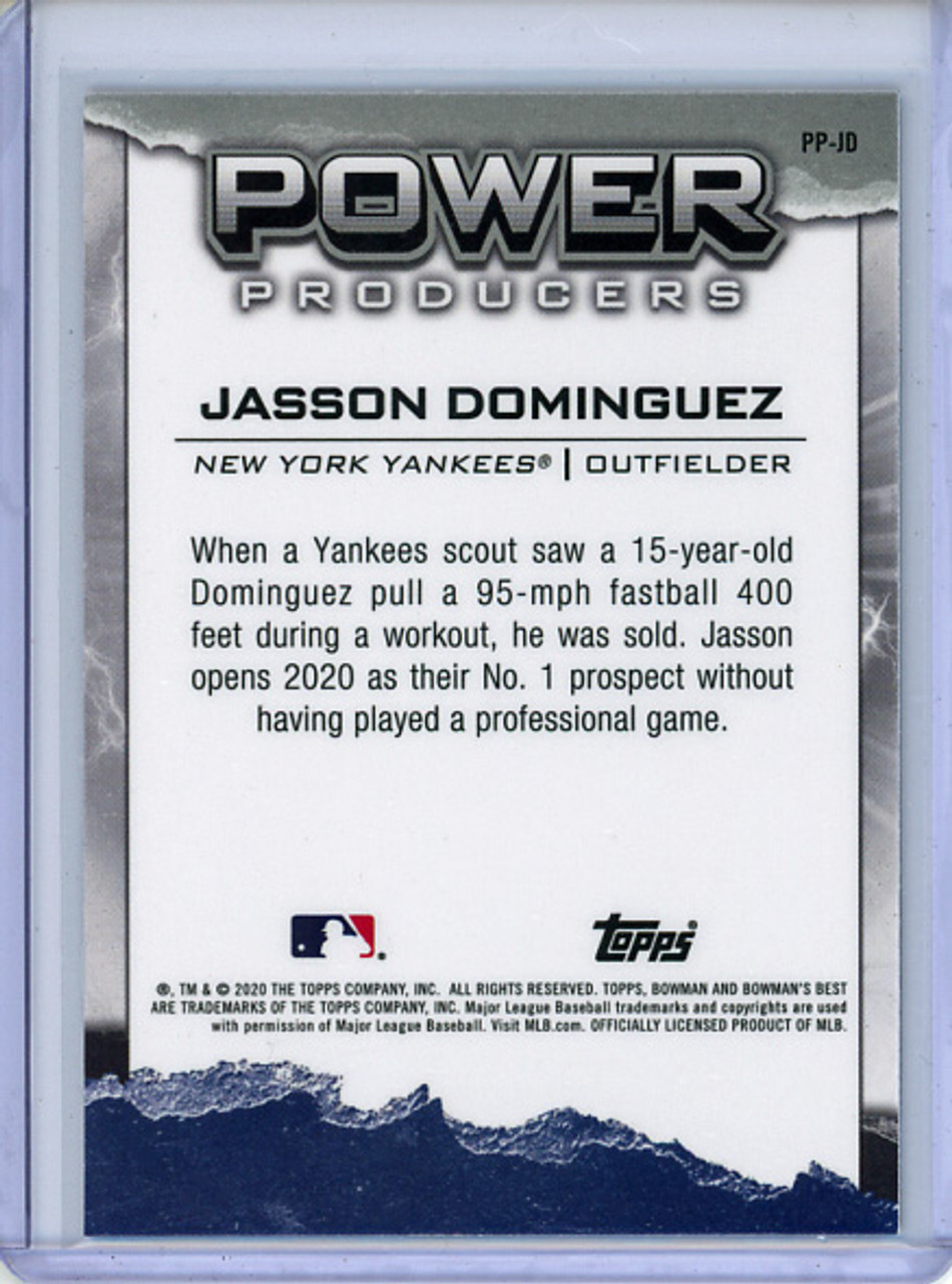 Jasson Dominguez 2020 Bowman's Best, Power Producers #PP-JD (1)