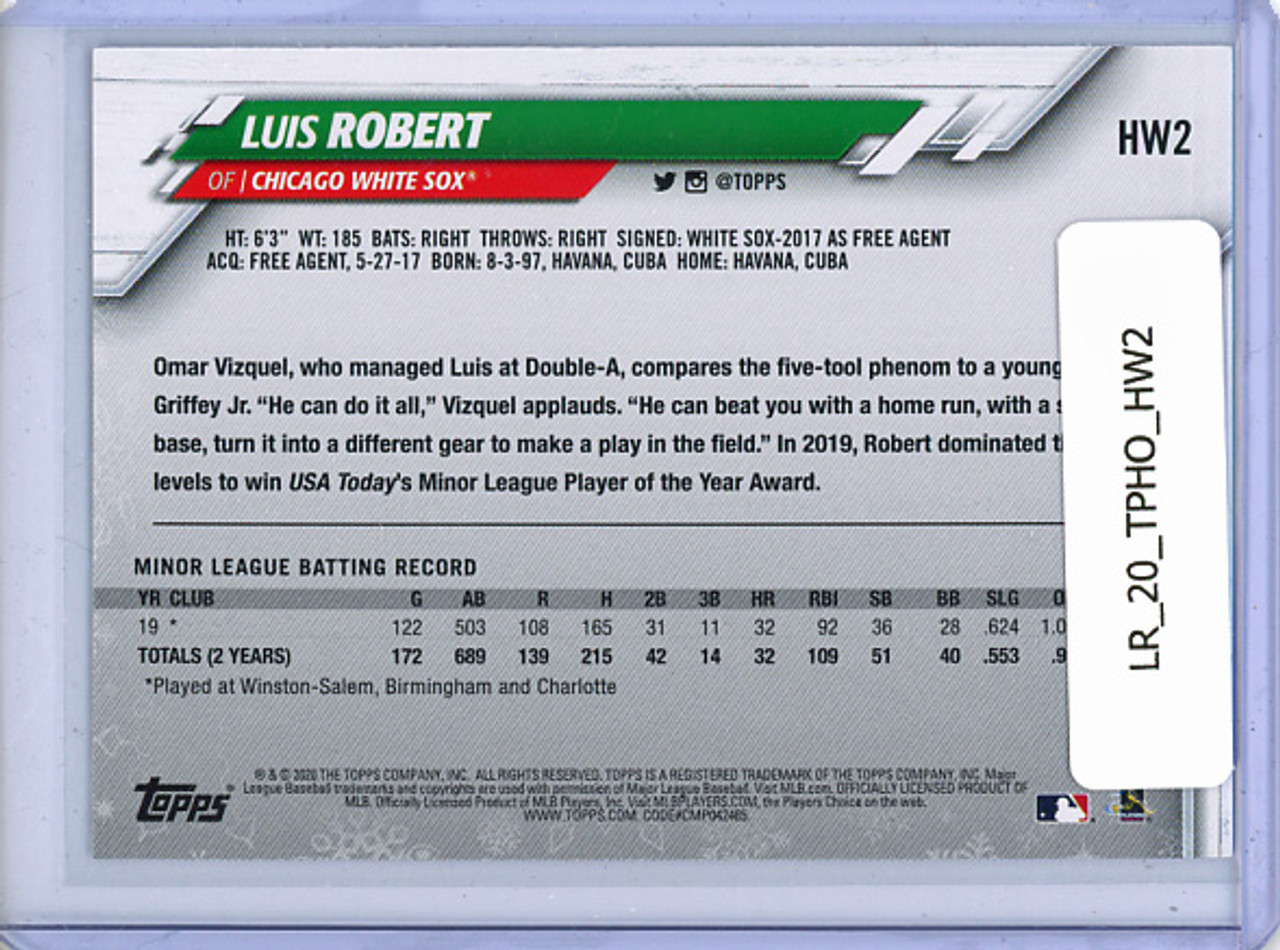 Luis Robert 2020 Topps Holiday #HW2