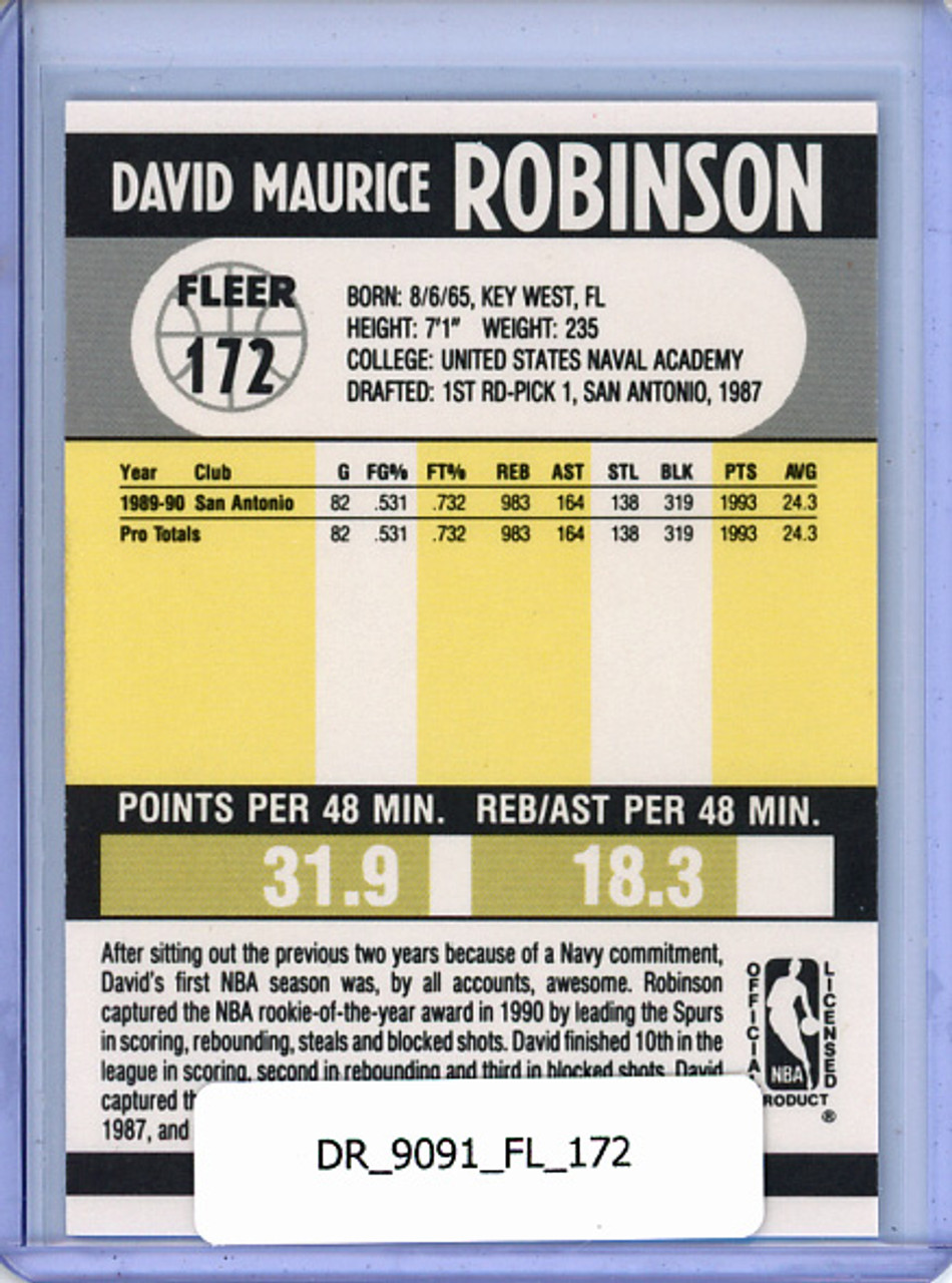David Robinson 1990-91 Fleer #172