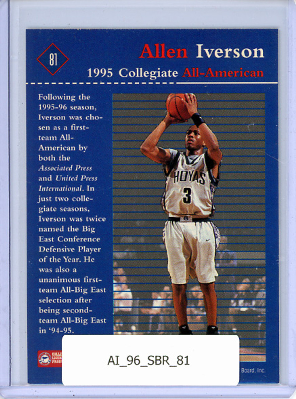 Allen Iverson 1996 Score Board Rookies #81 All-American