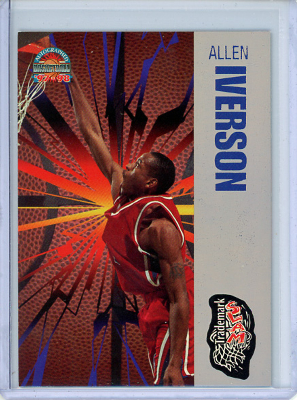 Allen Iverson 1997 Score Board Autographed BK, Trademark Slam #TS19