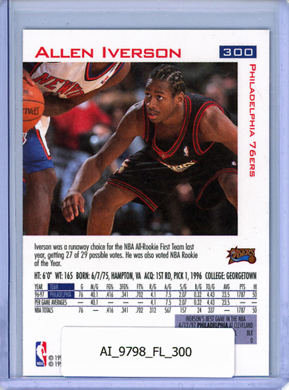 Allen Iverson 1997-98 Fleer #300