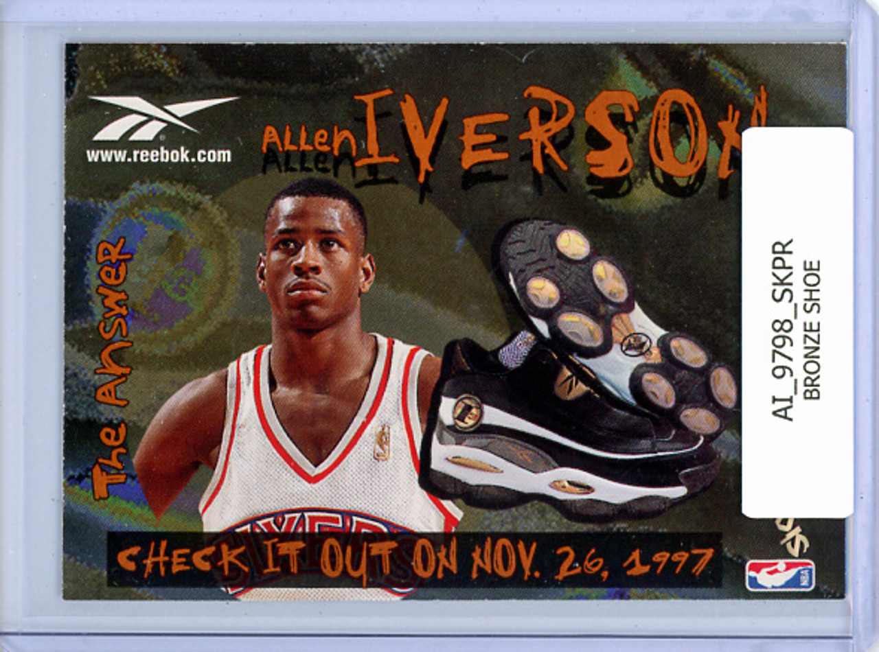 Allen Iverson 1997-98 Skybox Premium, Reebok Shoe Promo