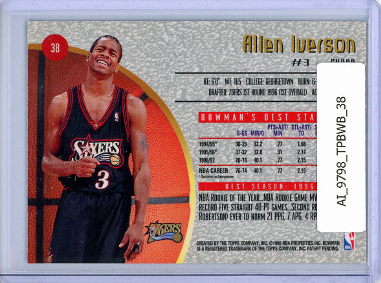 Allen Iverson 1997-98 Bowman's Best #38