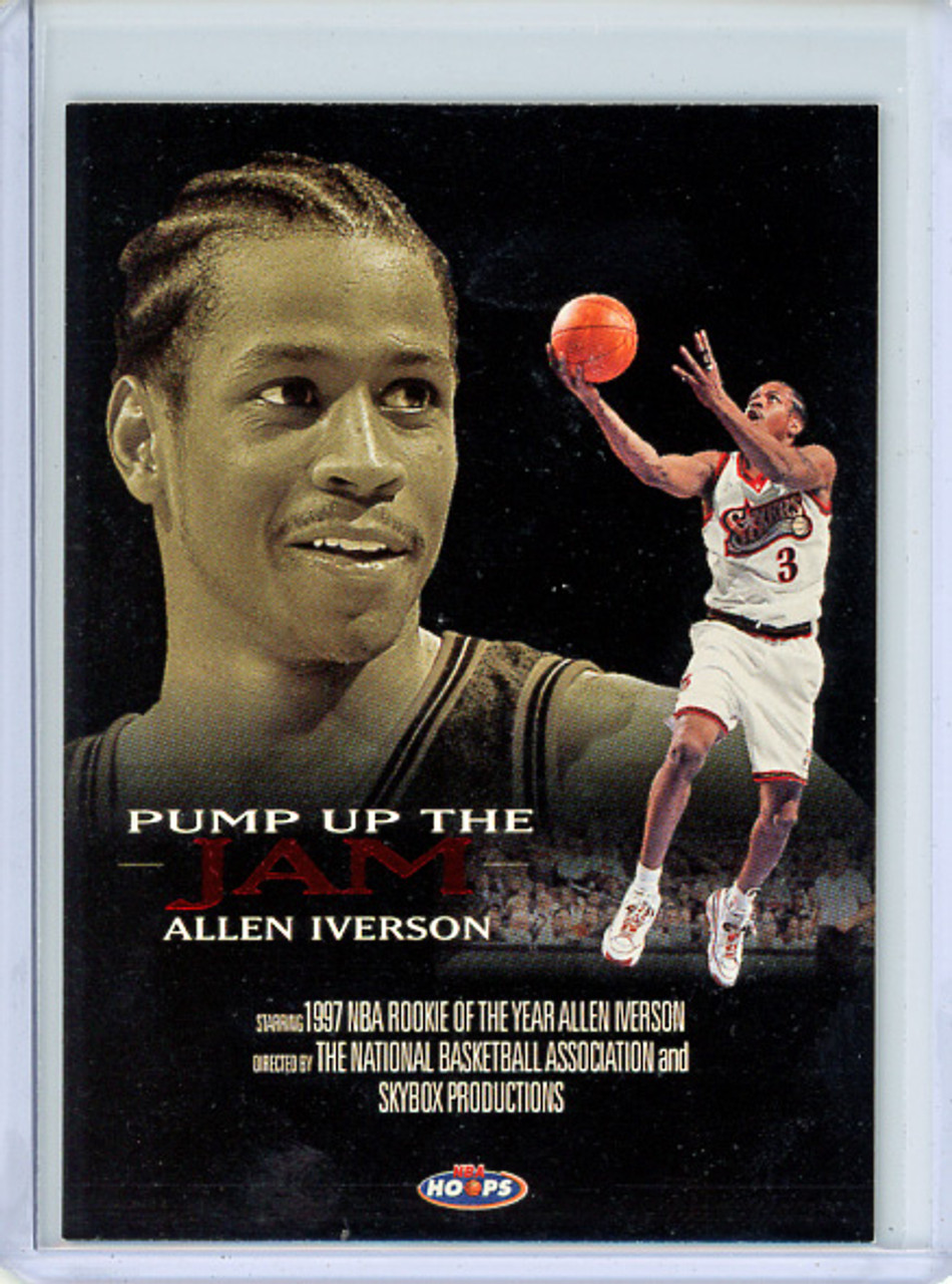 Allen Iverson 1998-99 Hoops, Pump Up the Jam #PJ2