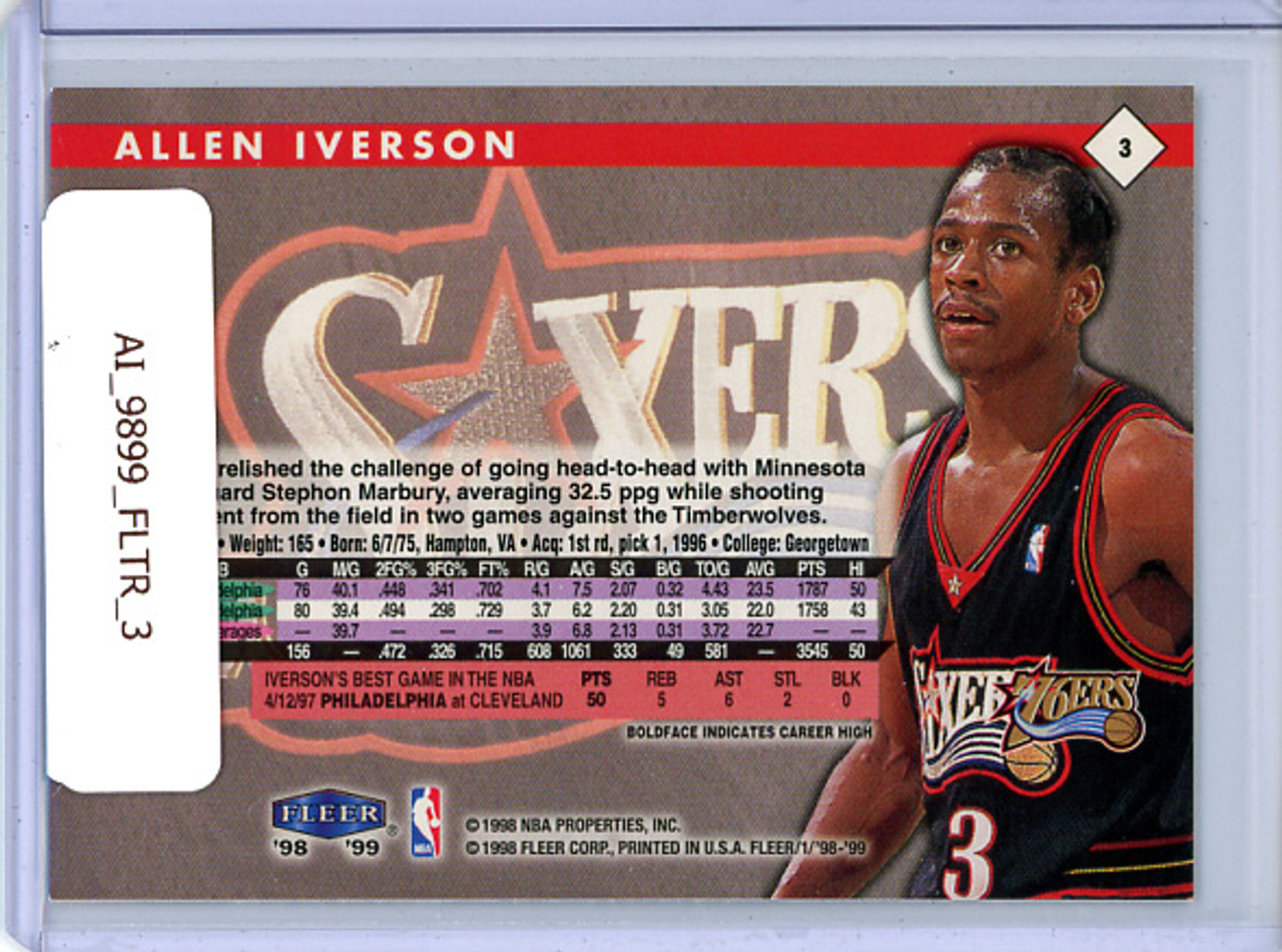 Allen Iverson 1998-99 Tradition #3