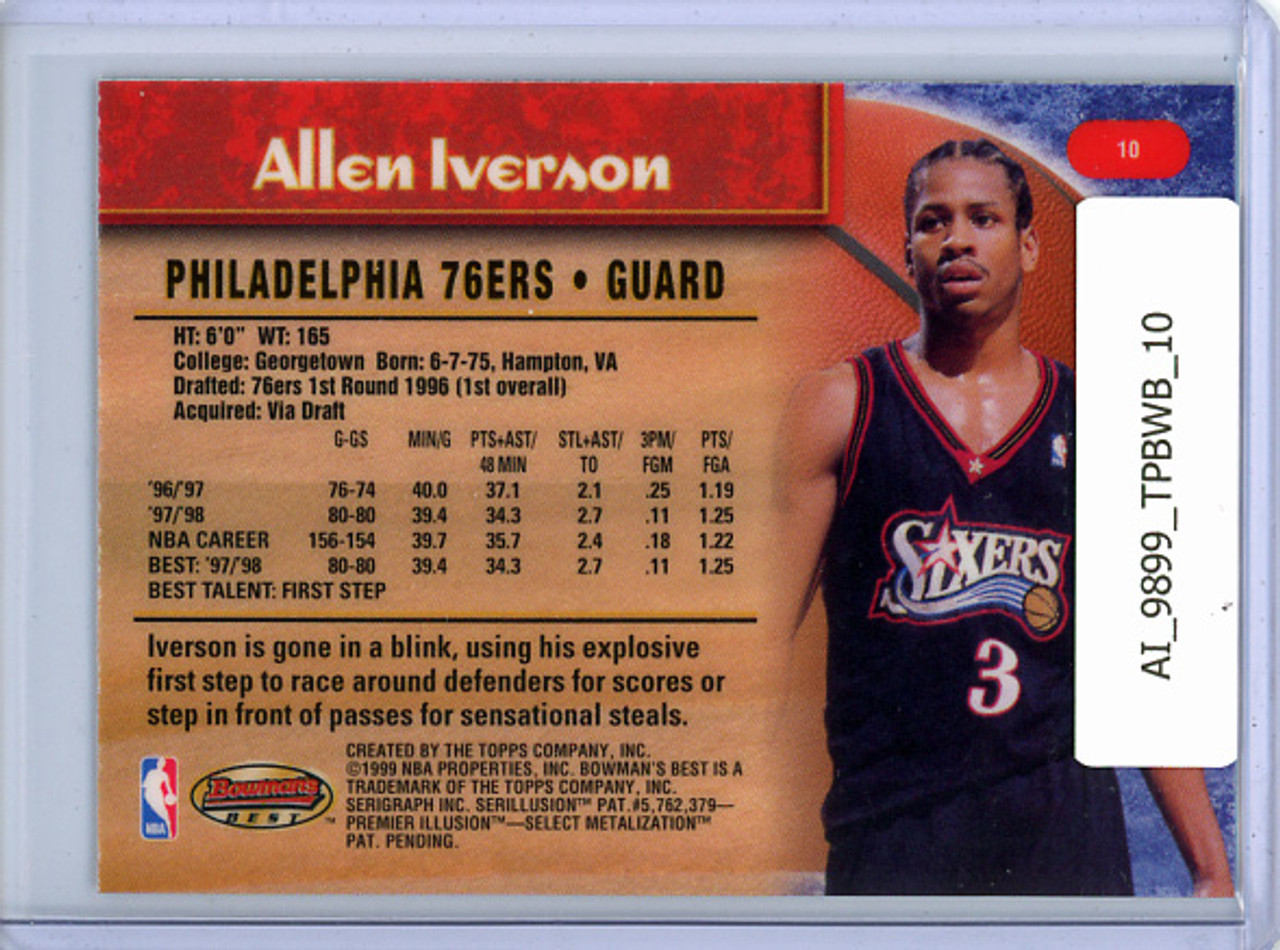 Allen Iverson 1998-99 Bowman's Best #10