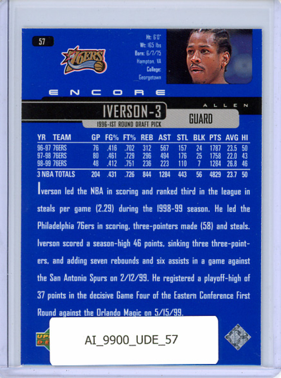Allen Iverson 1999-00 Encore #57