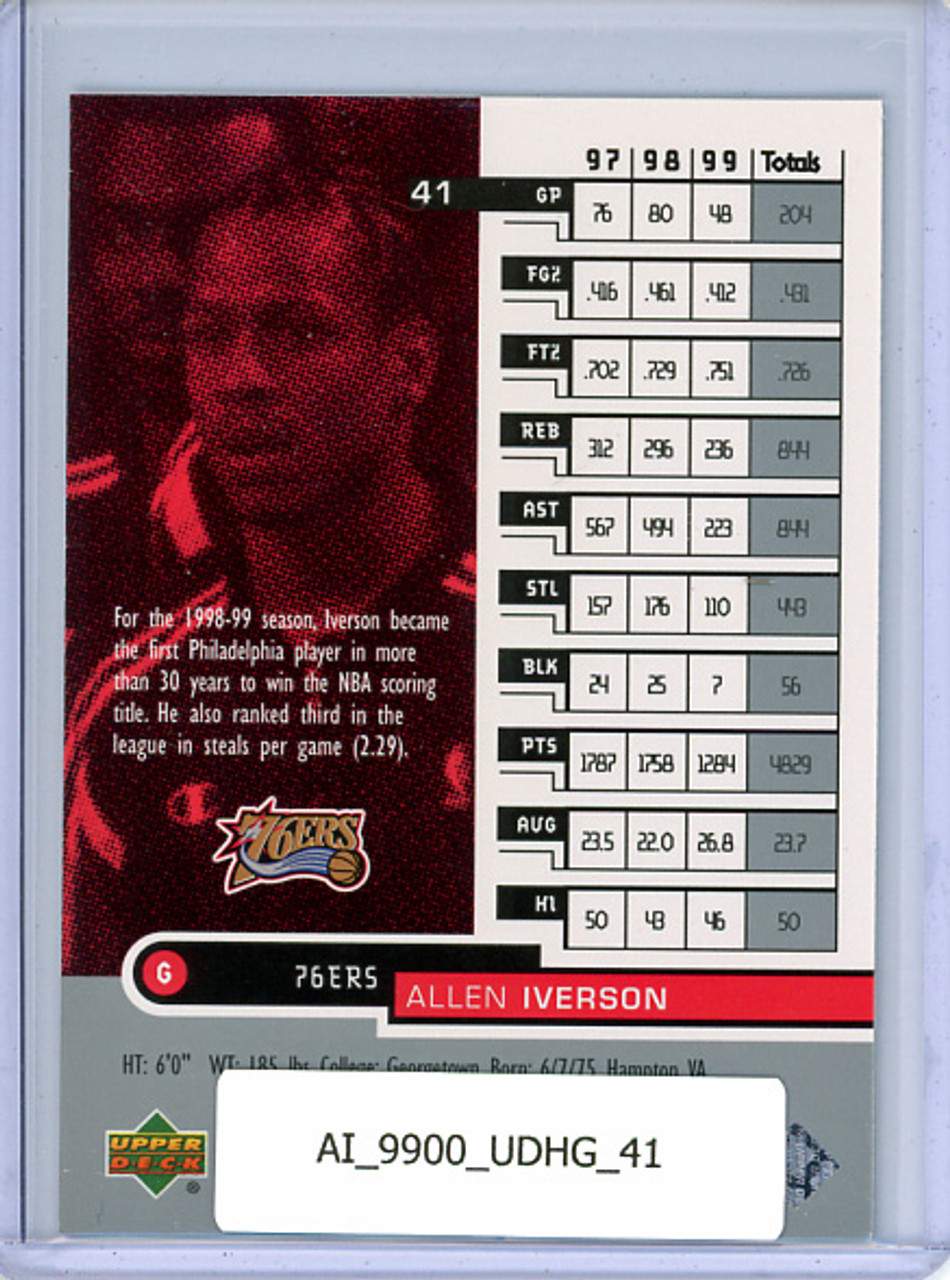 Allen Iverson 1999-00 HoloGrFX #41