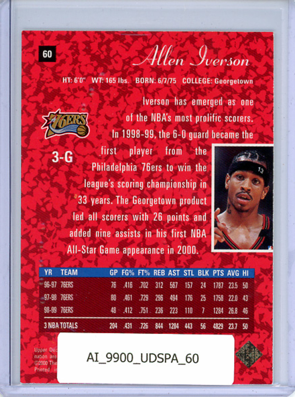 Allen Iverson 1999-00 SP Authentic #60