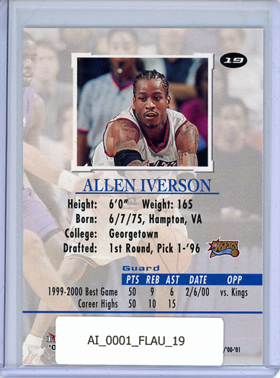 Allen Iverson 2000-01 Authority #19