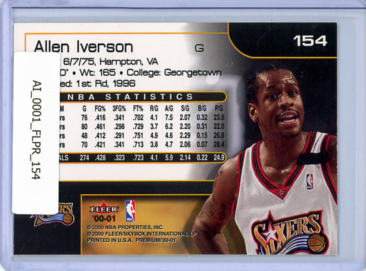 Allen Iverson 2000-01 Fleer Premium #154