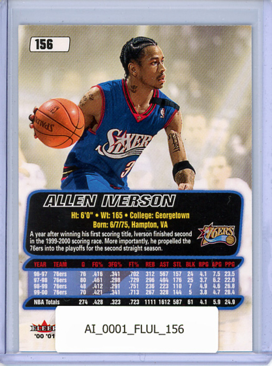 Allen Iverson 2000-01 Ultra #156