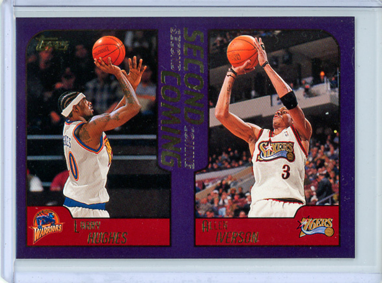Allen Iverson, Larry Hughes 2000-01 Topps #291 Second Coming