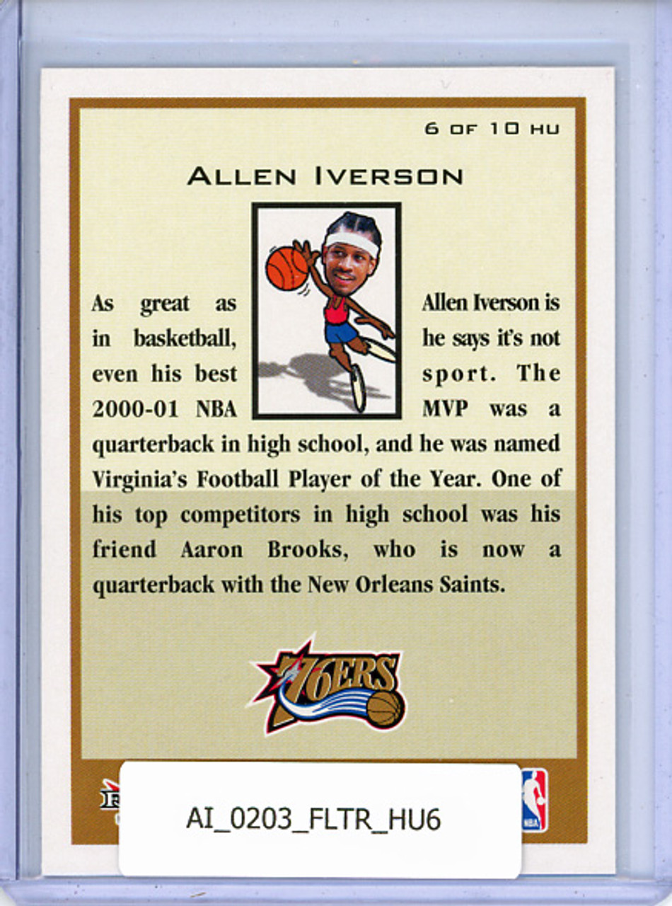 Allen Iverson 2002-03 Tradition, Heads Up #HU6