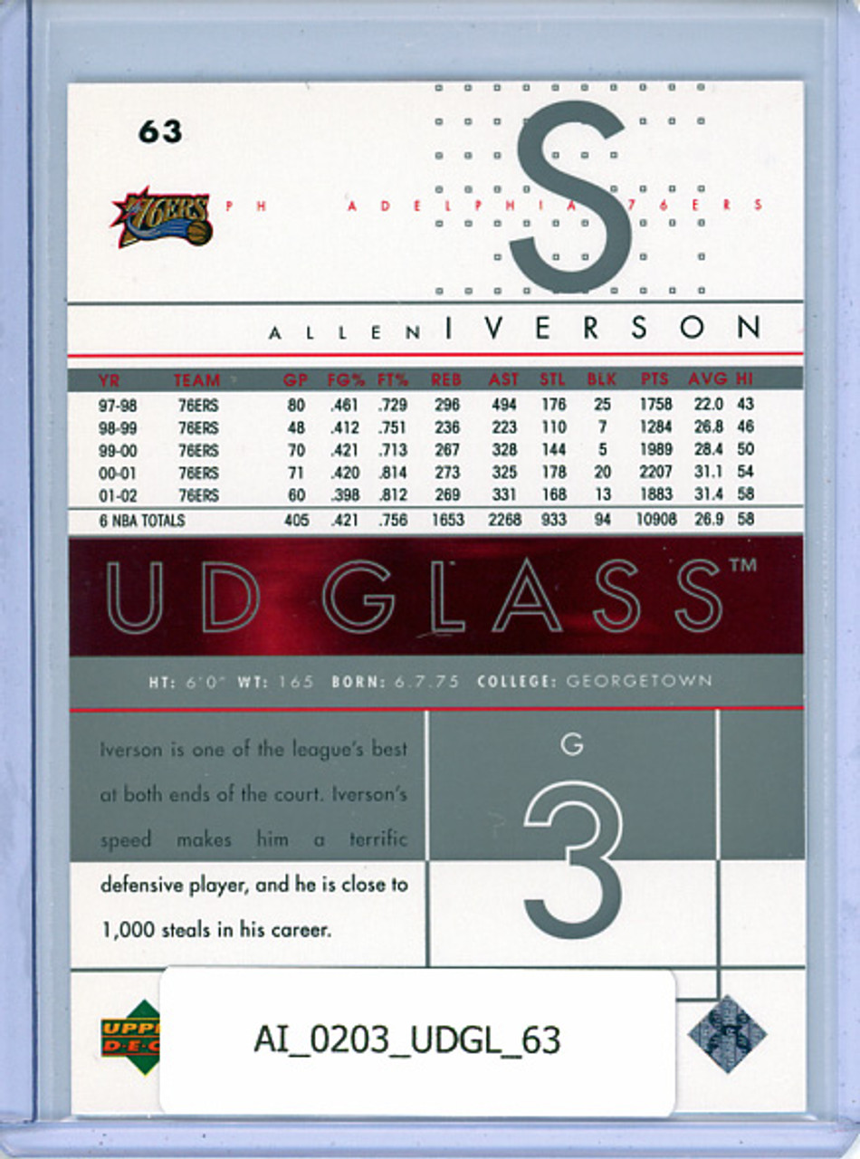 Allen Iverson 2002-03 Glass #63