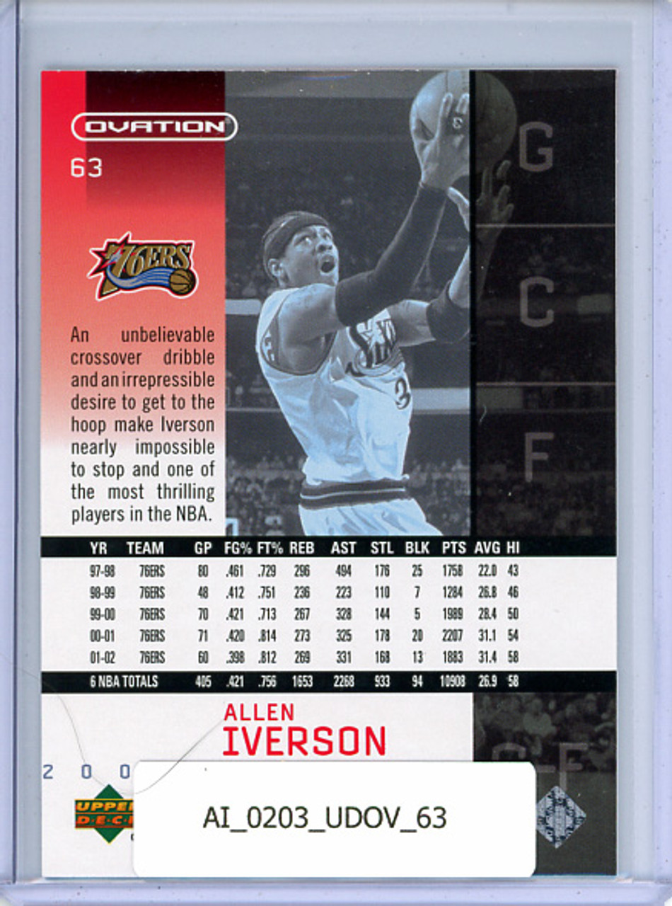 Allen Iverson 2002-03 Ovation #63