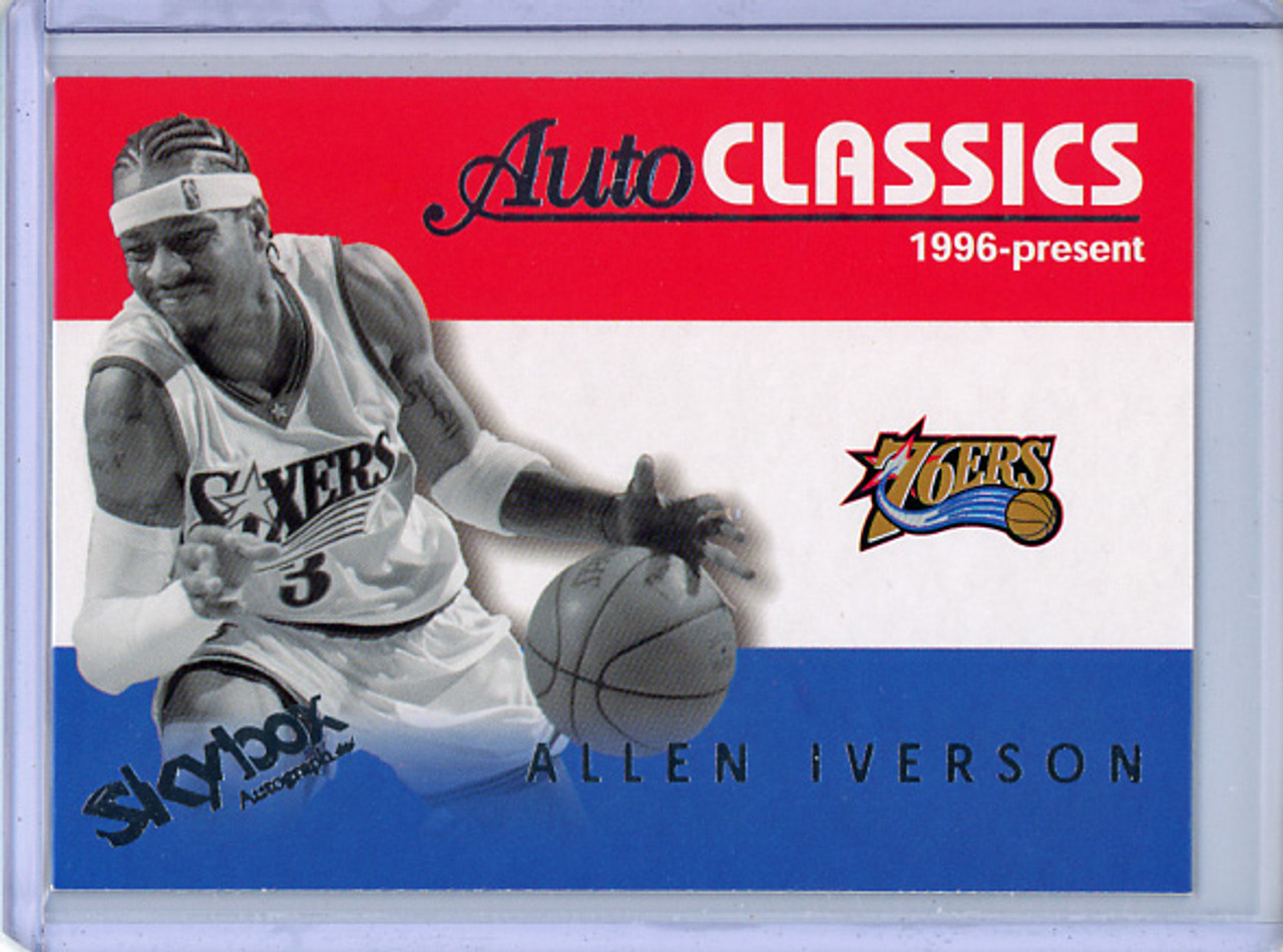 Allen Iverson 2003-04 Skybox Autographics, Autoclassics #AC12