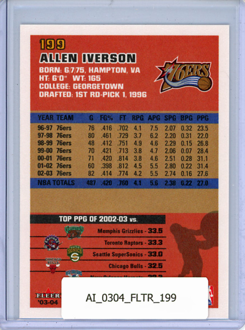 Allen Iverson 2003-04 Tradition #199