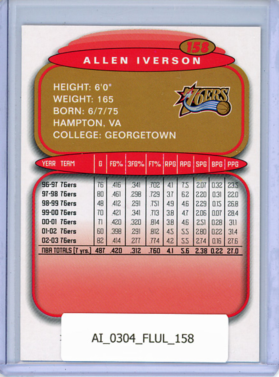 Allen Iverson 2003-04 Ultra #158