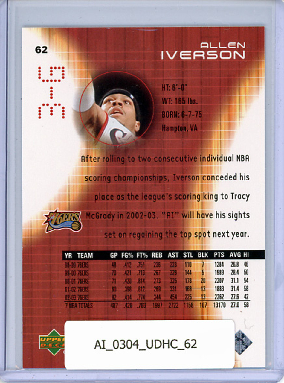 Allen Iverson 2003-04 Hardcourt #62