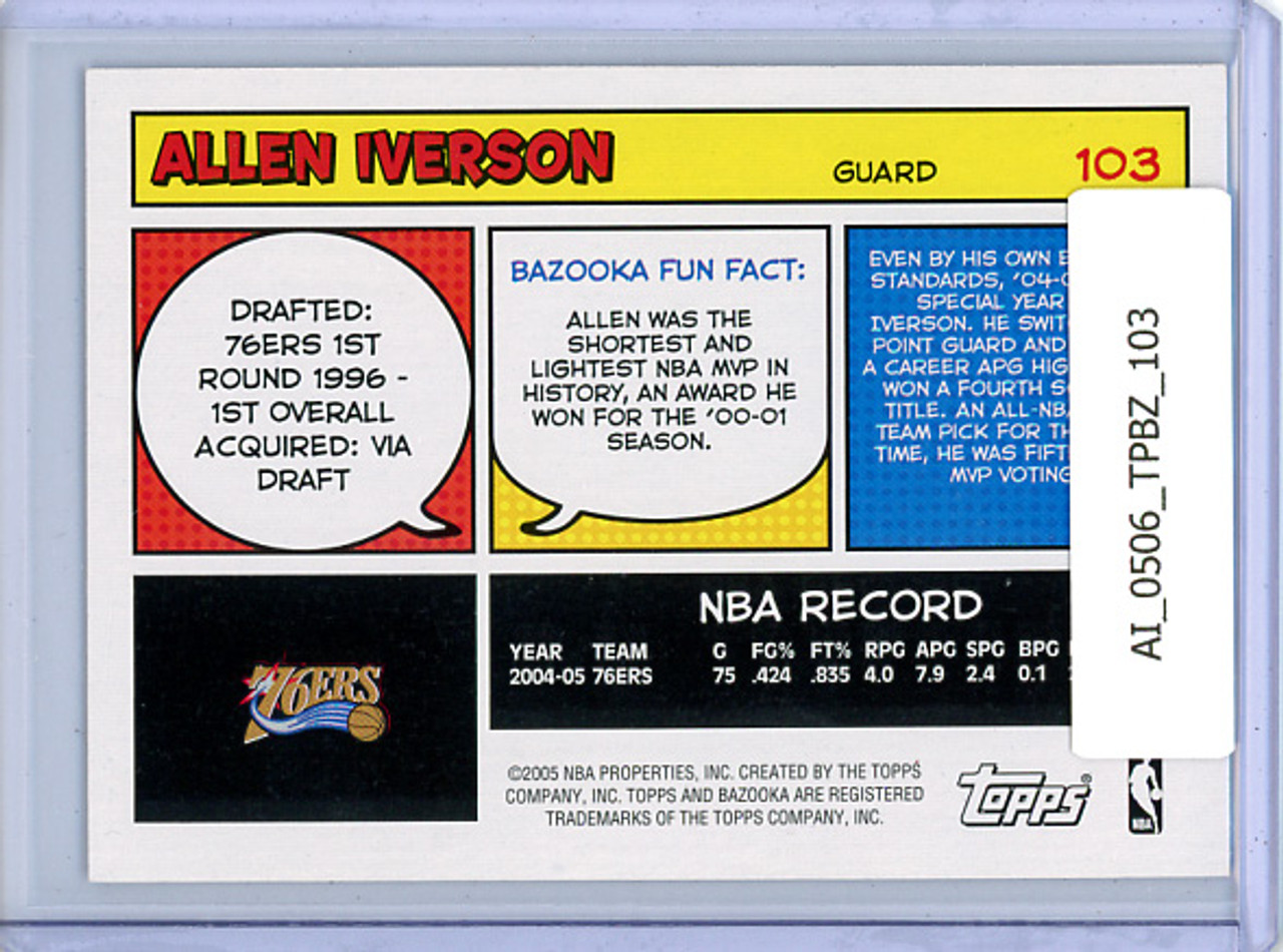 Allen Iverson 2005-06 Bazooka #103