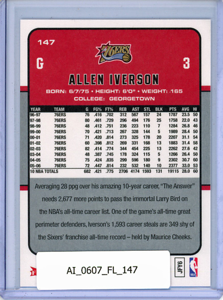 Allen Iverson 2006-07 Fleer #147