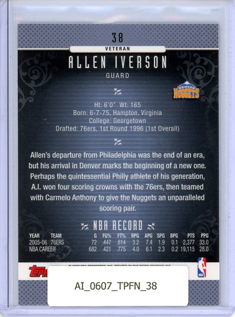 Allen Iverson 2006-07 Finest #38