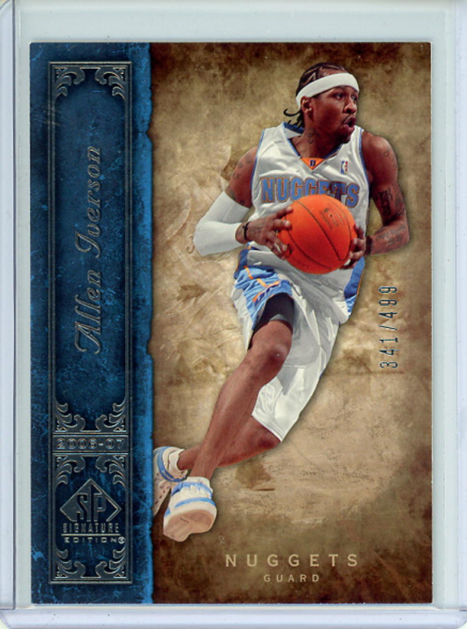 Allen Iverson 2006-07 SP Signature Edition #72 (#341/499)